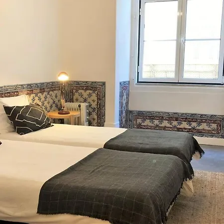 Lägenhet Sj1d+e Heart Of Baixa New A/c Spacious 2 Apts 5br2ba *